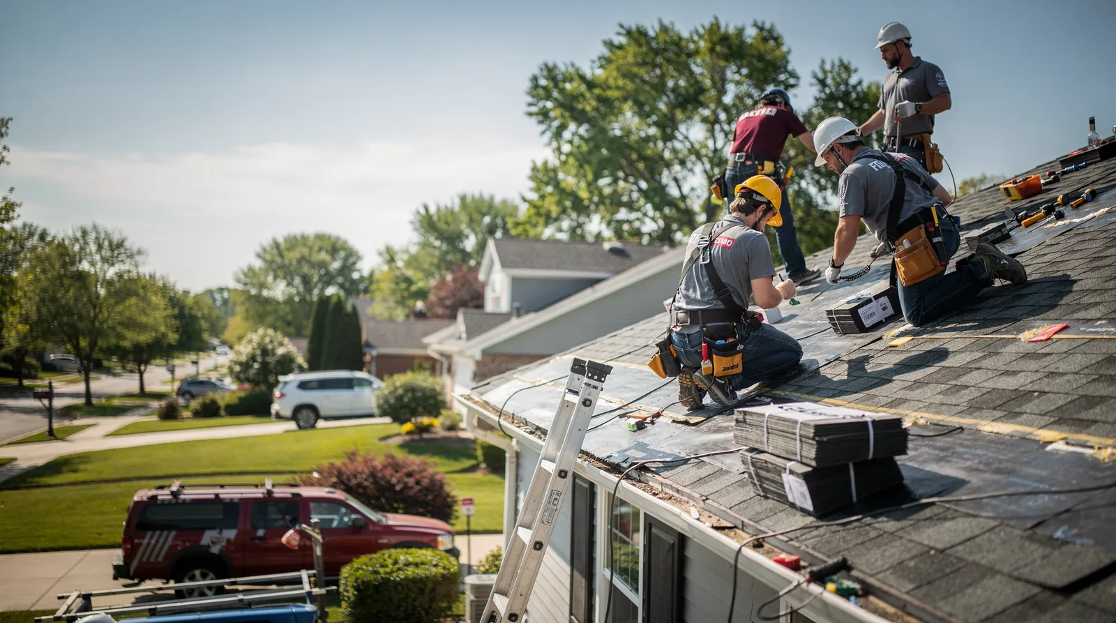 Roof Repair in Caratunk, ME around you